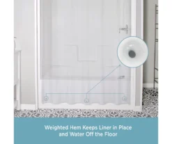 Clear FlexHook Medium-Weight PEVA Shower Liner -Cuisinart Store 810587903 6