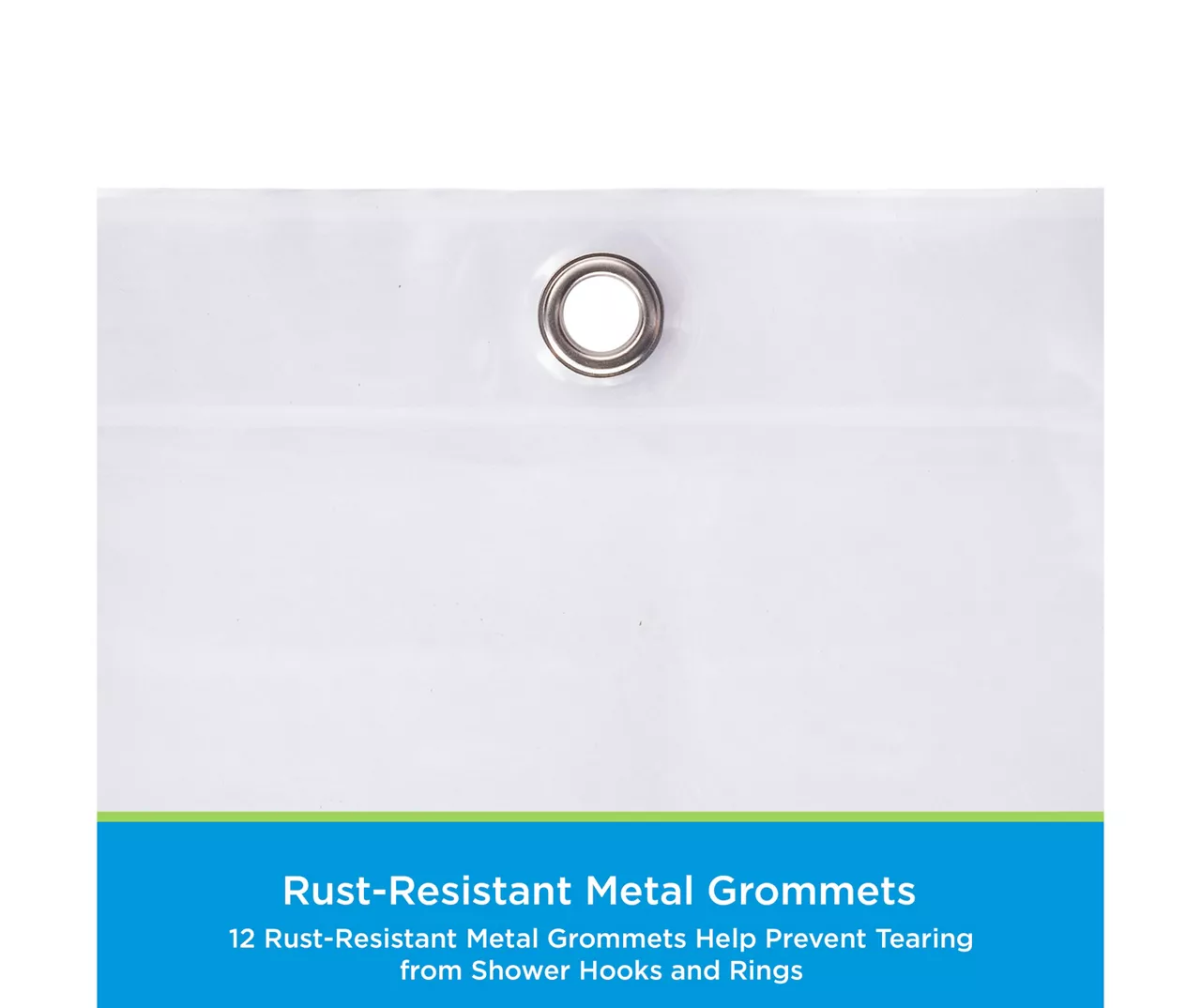 Clear MicroCLEAN Medium-Weight XL PEVA Shower Liner 4 Clear MicroCLEAN Medium-Weight XL PEVA Shower Liner - Image 4