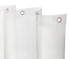 Clear Heavyweight Extra-Long PEVA Shower Liner