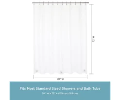 Kenney Medium-Weight PEVA Shower Liner, 2-Pack -Cuisinart Store 810587910 3