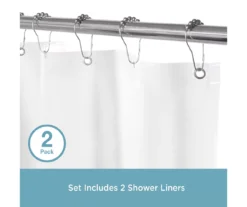 Kenney Medium-Weight PEVA Shower Liner, 2-Pack -Cuisinart Store 810587910 7