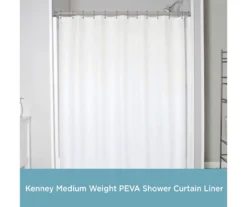 Kenney Medium-Weight PEVA Shower Liner, 2-Pack -Cuisinart Store 810587911 2