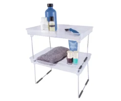 Storage Made Simple Clear Collapsible Stacking Countertop Shelf 8 Storage Made Simple Clear Collapsible Stacking Countertop Shelf -Cuisinart Store 810587916 3
