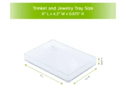 Storage Made Simple Clear Countertop Trinket Tray -Cuisinart Store 810587919 3