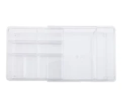 Kenney Storage Made Simple Clear 8-Compartment Expandable Organizer Tray -Cuisinart Store 810587921 4