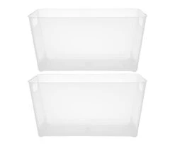 Kenney Storage Made Simple Clear Handled Organizer Bin -Cuisinart Store 810587923 1