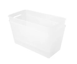 Kenney Storage Made Simple Clear Handled Organizer Bin -Cuisinart Store 810587925 3