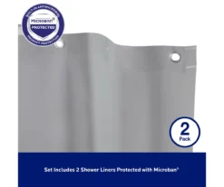 Kenney Microban Medium-Weight PEVA Shower Liner, 2-Pack 37 Kenney Microban Medium-Weight PEVA Shower Liner, 2-Pack -Cuisinart Store 810587926 8