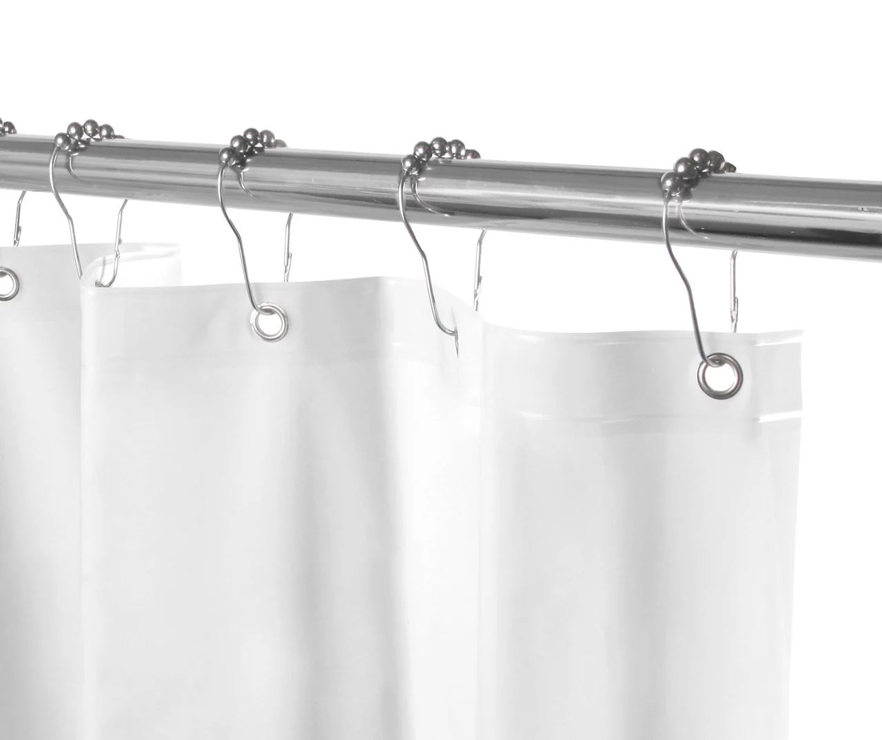 Kenney Microban Lightweight PEVA Shower Liner, 2-Pack 1 Kenney Microban Lightweight PEVA Shower Liner, 2-Pack