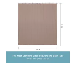 Kenney 13-Piece Lightweight PEVA Shower Liner & C-Ring Set -Cuisinart Store 810587949 3