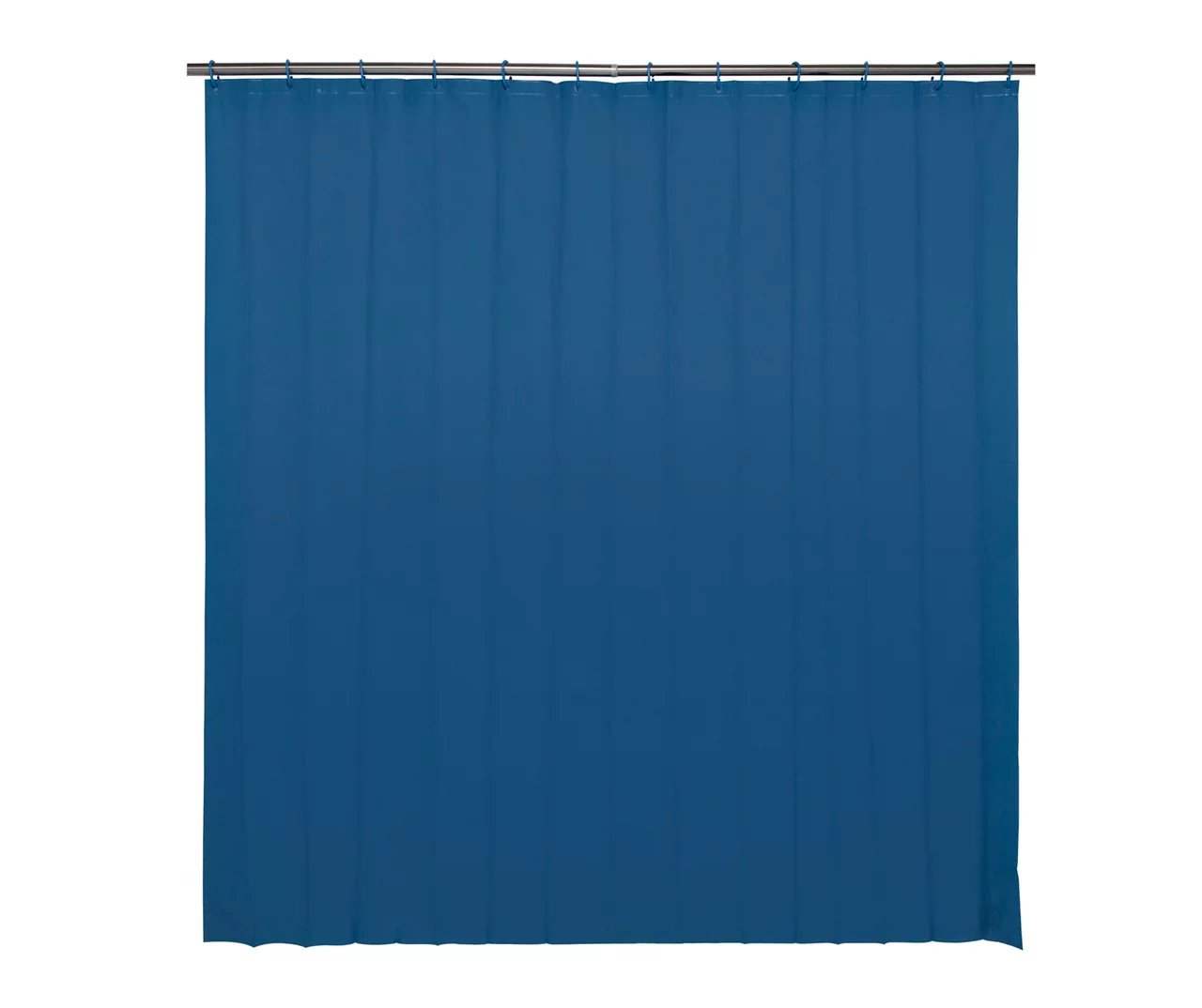 Blue 13-Piece Lightweight PEVA Shower Liner & C-Ring Set 1 Blue 13-Piece Lightweight PEVA Shower Liner & C-Ring Set