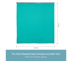 Kenney 13-Piece Lightweight PEVA Shower Liner & C-Ring Set -Cuisinart Store 810587953 3