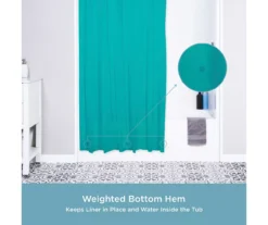 Kenney 13-Piece Lightweight PEVA Shower Liner & C-Ring Set -Cuisinart Store 810587953 5