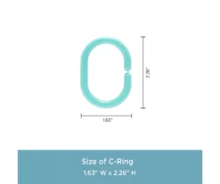 Kenney 13-Piece Lightweight PEVA Shower Liner & C-Ring Set -Cuisinart Store 810587953 6