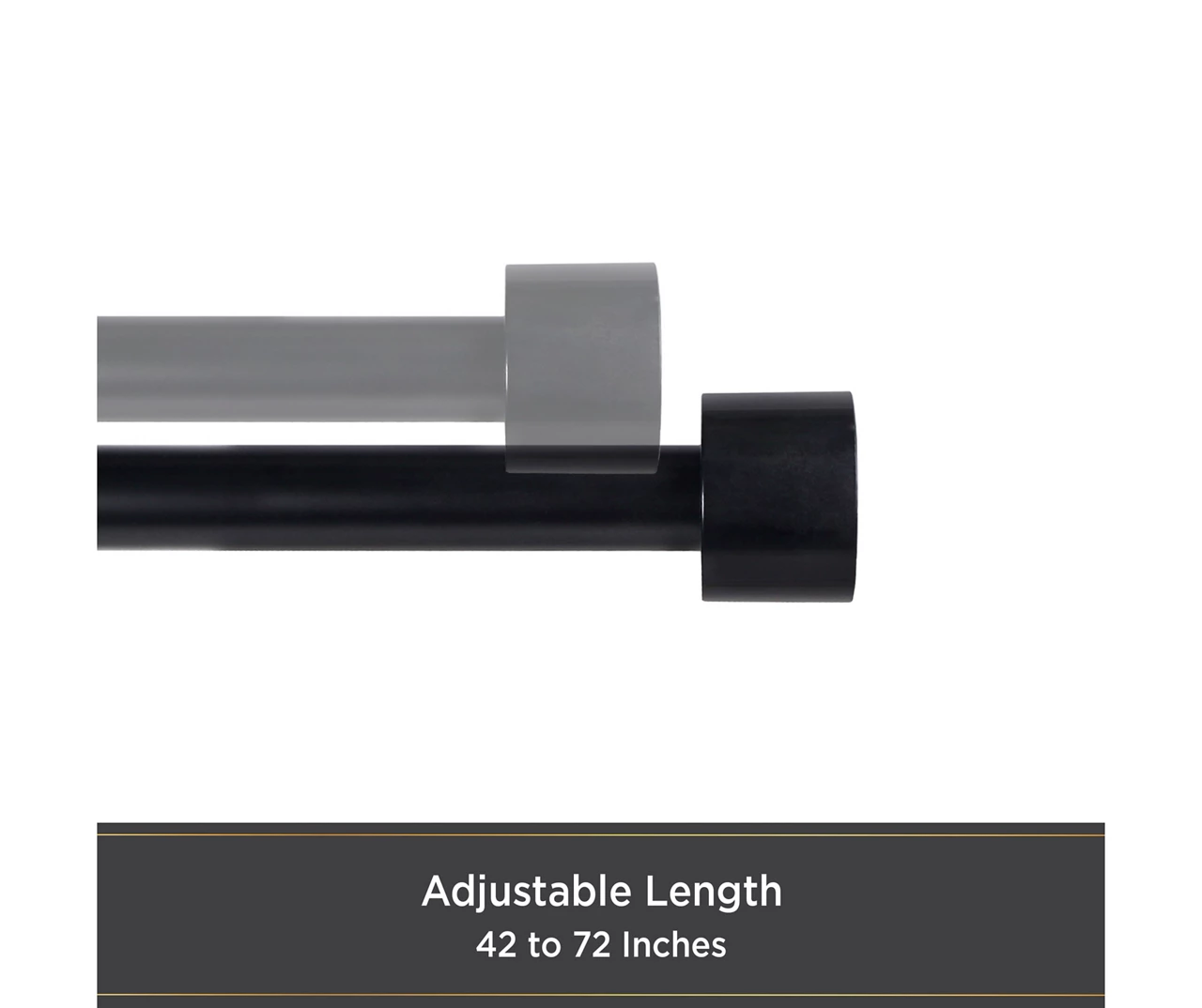 Kenney Resort Portfolio Maldives Twist & Fit Adjustable Shower Curtain Rod 9 Kenney Resort Portfolio Maldives Twist & Fit Adjustable Shower Curtain Rod - Image 9