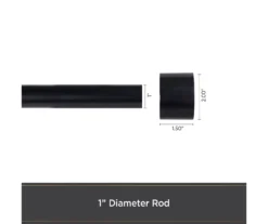 Kenney Resort Portfolio Maldives Twist & Fit Adjustable Shower Curtain Rod -Cuisinart Store 810587955 4