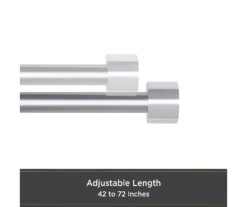 Kenney Resort Portfolio Maldives Twist & Fit Adjustable Shower Curtain Rod -Cuisinart Store 810587956 3