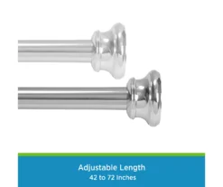 Kenney Twist & Fit Spring Tension Shower Curtain Rod 32 Kenney Twist & Fit Spring Tension Shower Curtain Rod -Cuisinart Store 810587957 2