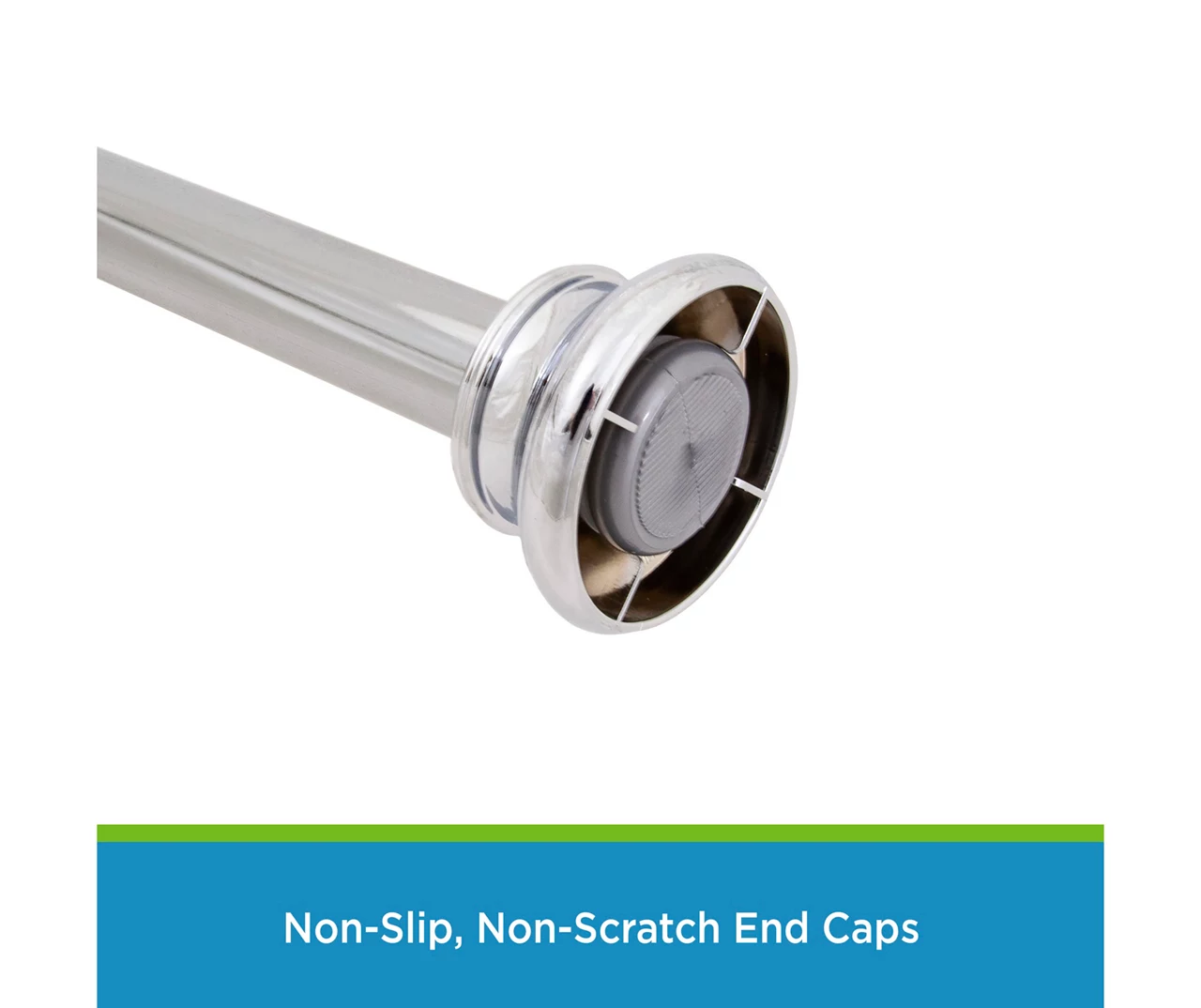 Kenney Twist & Fit Spring Tension Shower Curtain Rod 15 Kenney Twist & Fit Spring Tension Shower Curtain Rod - Image 15