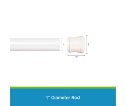 Kenney Twist & Fit Spring Tension Shower Curtain Rod 38 Kenney Twist & Fit Spring Tension Shower Curtain Rod -Cuisinart Store 810587958 4