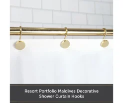 Kenney Resort Portfolio Maldives Shower Curtain Hooks, 12-Pack 15 Kenney Resort Portfolio Maldives Shower Curtain Hooks, 12-Pack -Cuisinart Store 810587994 2 1