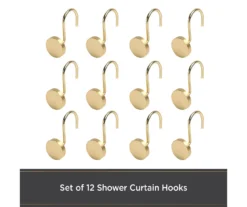 Kenney Resort Portfolio Maldives Shower Curtain Hooks, 12-Pack 17 Kenney Resort Portfolio Maldives Shower Curtain Hooks, 12-Pack -Cuisinart Store 810587994 4 1