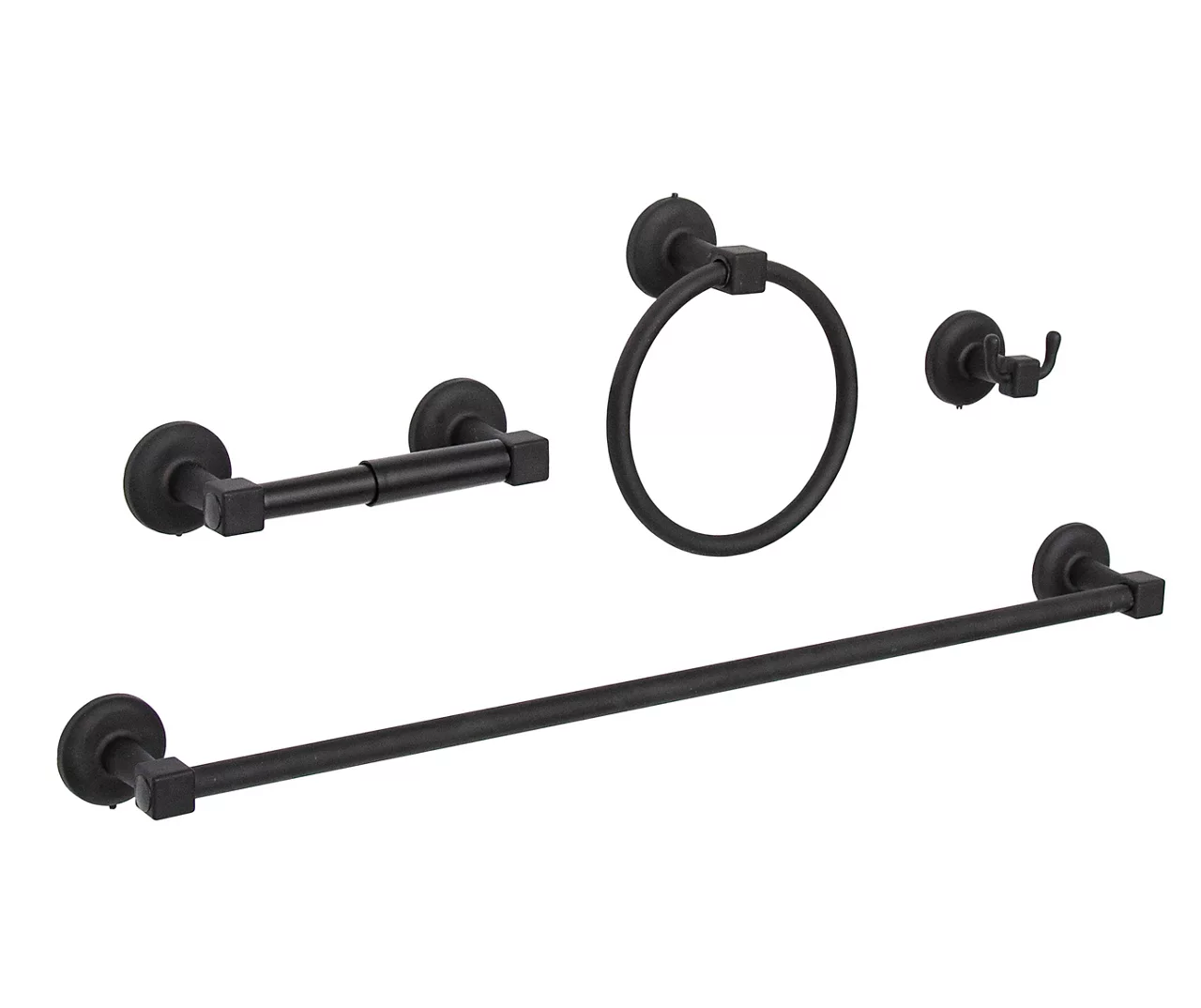 Kenney Fast Fit™ Macie 4-Piece Bath Hardware Set 1 Kenney Fast Fit™ Macie 4-Piece Bath Hardware Set