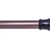 Matte Oil-Rubbed Bronze Twist & Fit Aluminum Adjustable Shower Curtain Rod