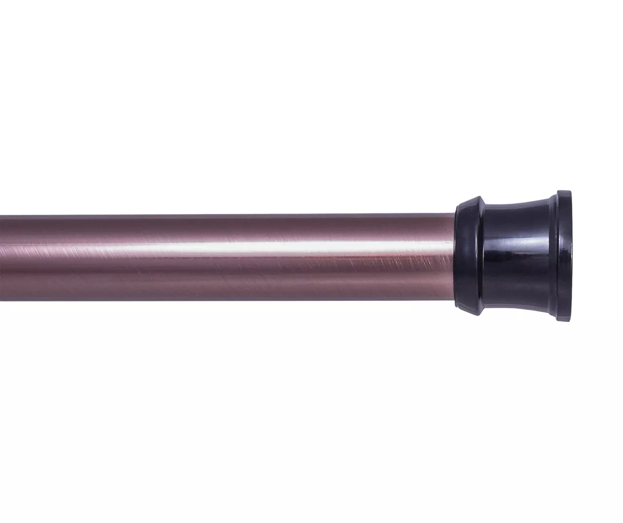 Matte Oil-Rubbed Bronze Twist & Fit Aluminum Adjustable Shower Curtain Rod 1 Matte Oil-Rubbed Bronze Twist & Fit Aluminum Adjustable Shower Curtain Rod
