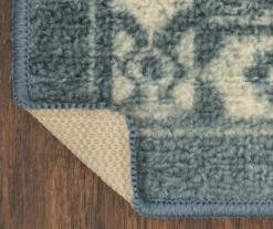 Jay Blue & Cream Geometric Kitchen Rug, (30" X 18") -Cuisinart Store 810591258 2