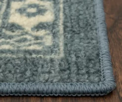 Jay Blue & Cream Geometric Kitchen Rug, (30" X 18") -Cuisinart Store 810591258 4