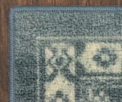 Jay Blue & Cream Geometric Kitchen Rug, (30" X 18") -Cuisinart Store 810591258 5