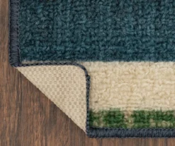 "Happiness" Blue & Beige Color Block Kitchen Rug, (30" X 18") 9 "Happiness" Blue & Beige Color Block Kitchen Rug, (30" X 18") -Cuisinart Store 810591259 2