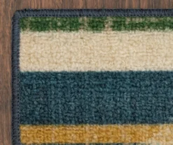 "Happiness" Blue & Beige Color Block Kitchen Rug, (30" X 18") 12 "Happiness" Blue & Beige Color Block Kitchen Rug, (30" X 18") -Cuisinart Store 810591259 5
