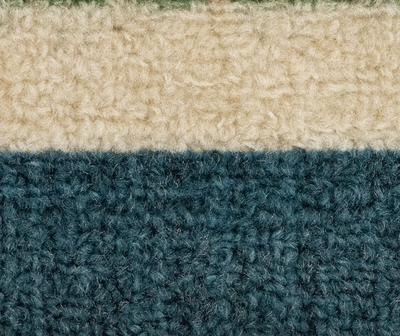 "Happiness" Blue & Beige Color Block Kitchen Rug, (30" X 18") 7 "Happiness" Blue & Beige Color Block Kitchen Rug, (30" X 18") - Image 7