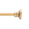 Augusta Burnished Brass 5/8" Curtain Rod, (30"-84")