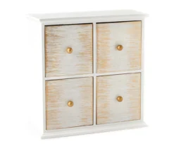 Grecian Getaway Off-White 4-Drawer Cubby -Cuisinart Store 810592574 A1 1
