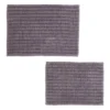 Smoked Pearl 2-Piece Bath Rug Set