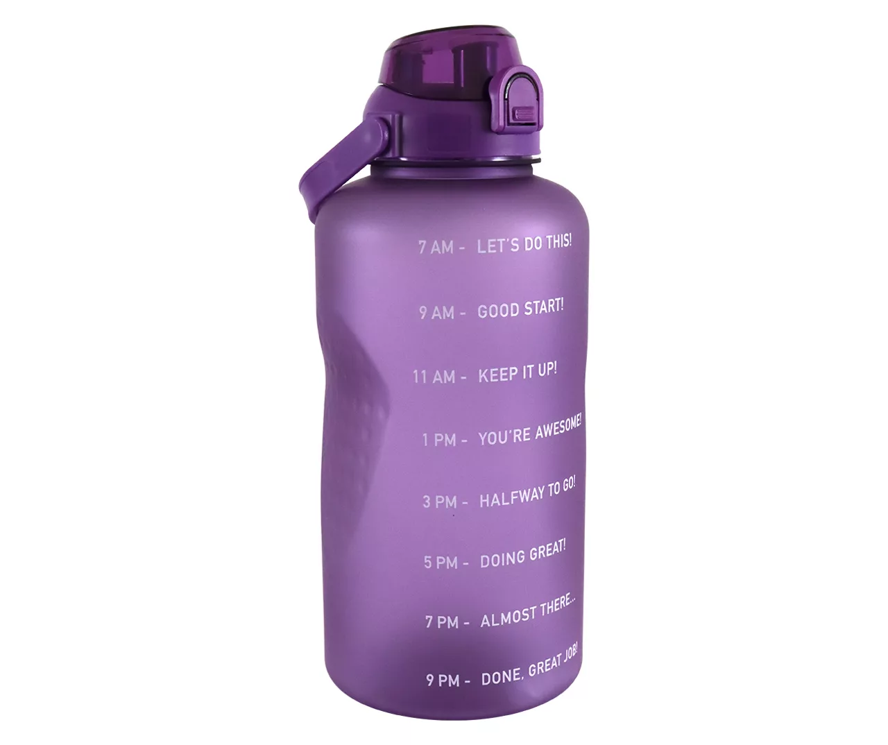 Motivational Soft Touch Water Bottle, 128 Oz. 3 Motivational Soft Touch Water Bottle, 128 Oz. - Image 3