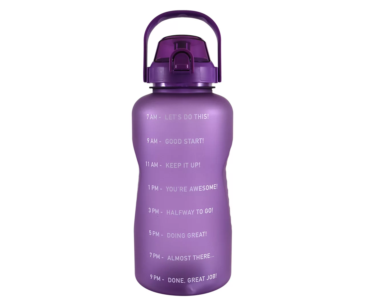 Motivational Soft Touch Water Bottle, 128 Oz. 8 Motivational Soft Touch Water Bottle, 128 Oz. - Image 8