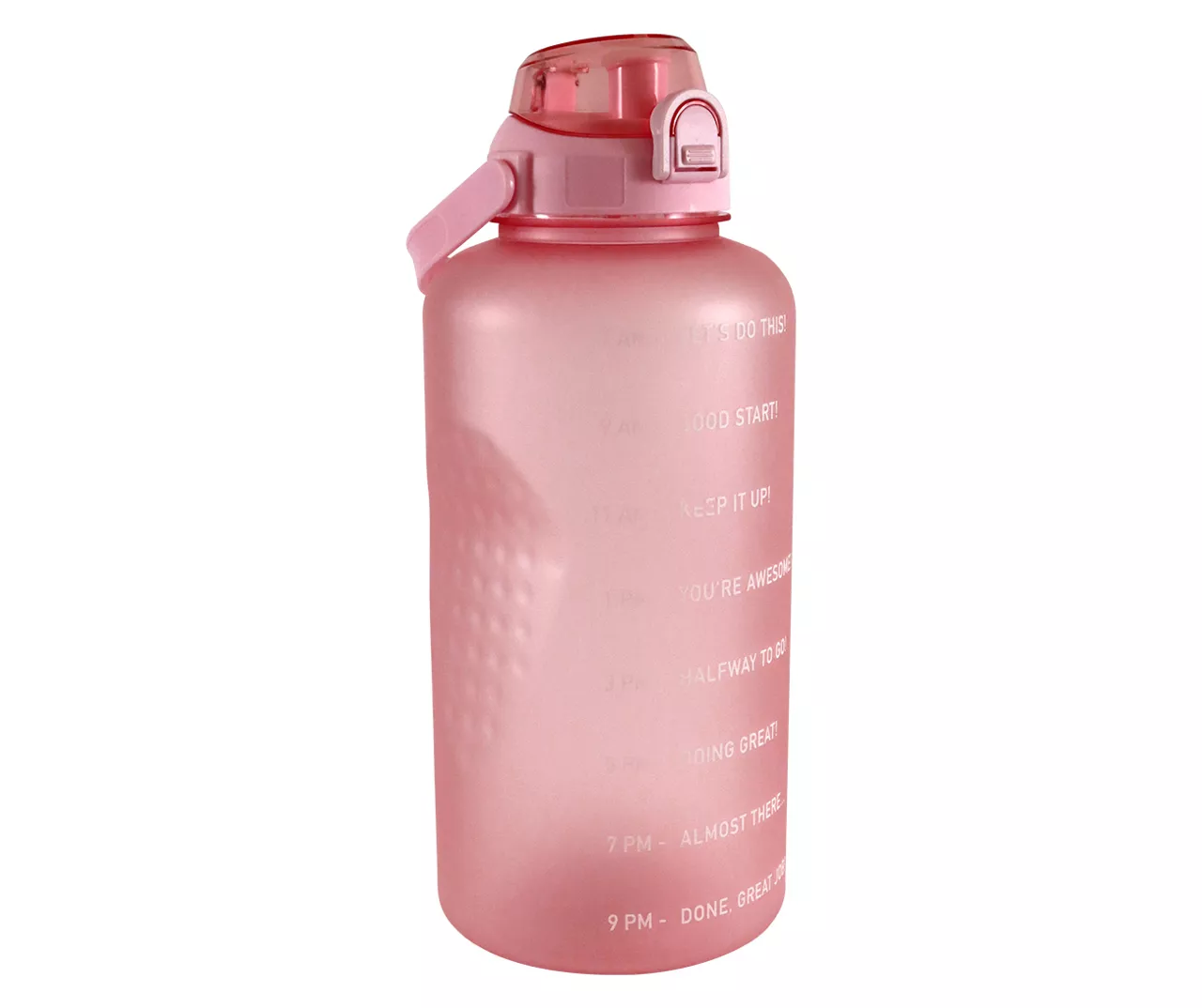 Motivational Soft Touch Water Bottle, 128 Oz. 2 Motivational Soft Touch Water Bottle, 128 Oz. - Image 2