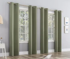 Sun Zero Putnam Room-Darkening Grommet 4-Piece Curtain Panel Set -Cuisinart Store 810598410 B0 1