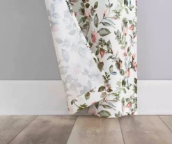 Eloise White, Pink & Green Floral Room-Darkening 4-Piece Curtain Panel Set, (84") -Cuisinart Store 810598512 A0 3