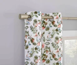 Eloise White, Pink & Green Floral Room-Darkening 4-Piece Curtain Panel Set, (84") -Cuisinart Store 810598512 A0 4