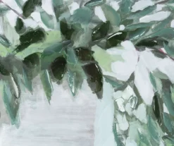 Green & White Eucalyptus Embellished Wrapped Canvas -Cuisinart Store 810598582 A8 5