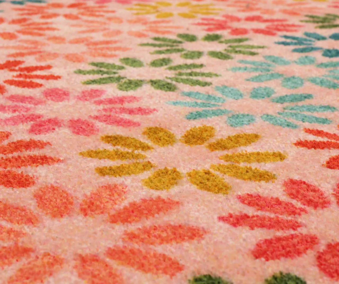 Enchanted Floral Pink & Multi-Color Area Rug, (5' X 8') 4 Enchanted Floral Pink & Multi-Color Area Rug, (5' X 8') - Image 4
