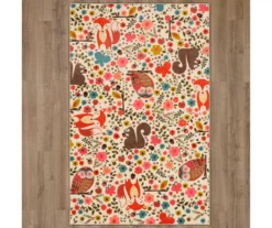 Mohawk Enchanted Forest Beige & Coral Area Rug -Cuisinart Store 810599751 A0 2