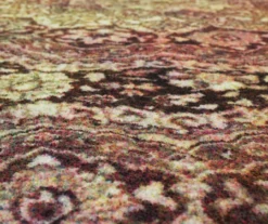 Joliet Sunset & Black Floral Mandala Area Rug, (2' X 8') -Cuisinart Store 810599780 A8 3