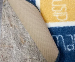 Blue & Multi-Color Gymnastics Area Rug, (5' X 8') -Cuisinart Store 810599806 A8 2