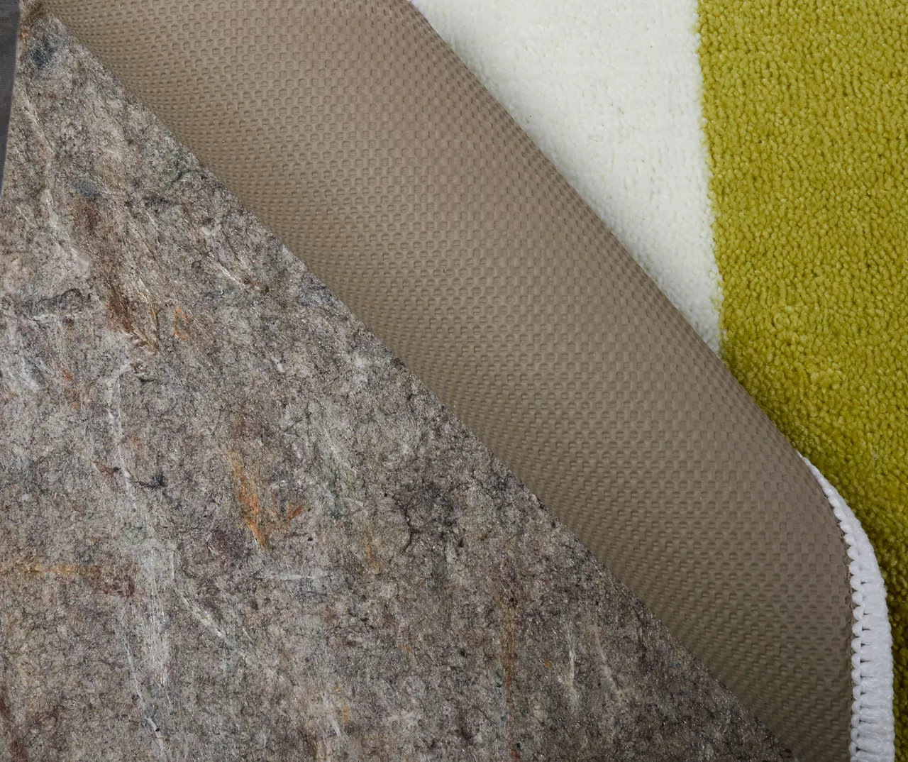 Fancy Flamingo Hot Pink & Green Stripe Area Rug, (5' X 8') 3 Fancy Flamingo Hot Pink & Green Stripe Area Rug, (5' X 8') - Image 3